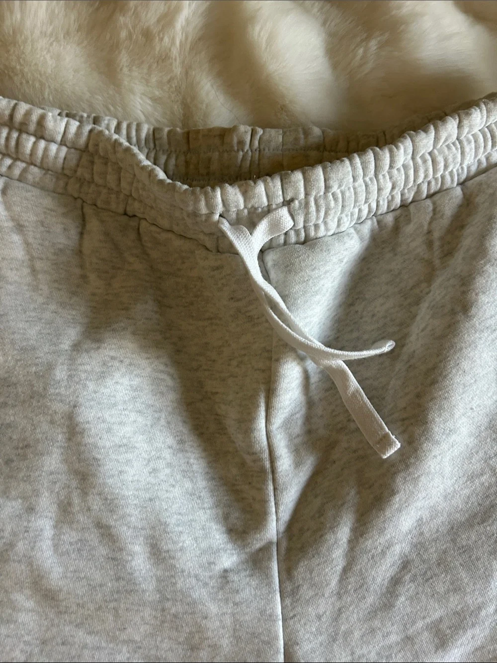 White Fox Drawstring Shorts - Picture 3 of 6